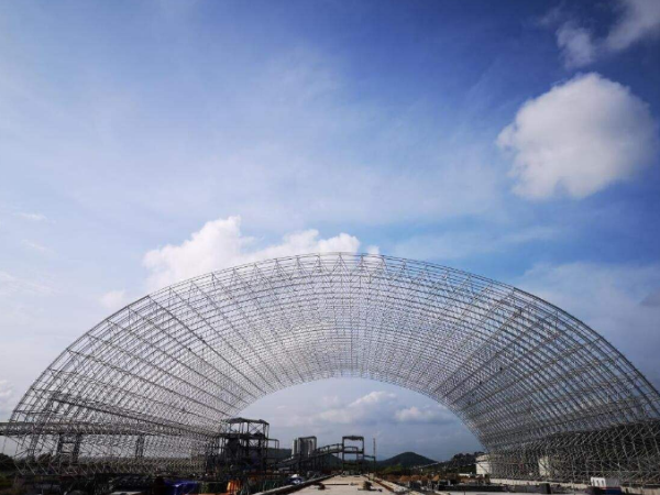 开封煤棚网架加工厂案例